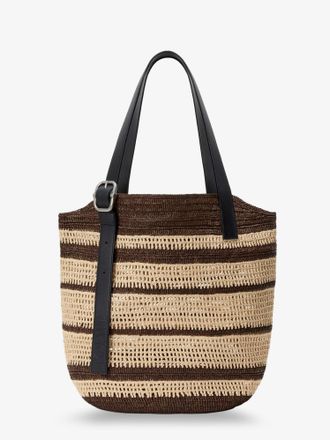 Loewe Borsa shopping Loop Paulas Ibiza in rafia bicolore - LOEWE - gender_Man