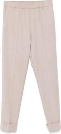 D.exterior Straight-Leg Trousers With Tapered Fit