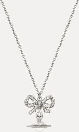 Vivienne Westwood Octavie Pendant Necklace Silver Cuic Zirconia / Gemstone Women