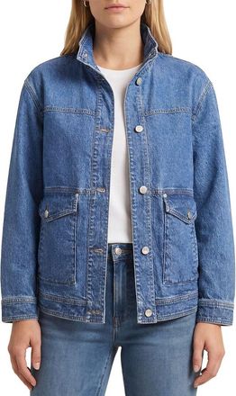 Avec Les Filles Chore Jacket With Back Pleats