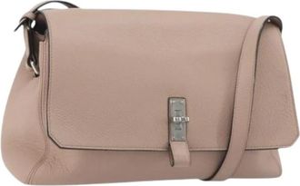 Bally Pre-owned Shoulder Bag - Dames - Vintage Schoudertas - Roze - ONE Size - Leer - Vintage