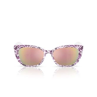 Dolce & Gabbana Sunglasses, unisex, Multicolor, Size: 49 MM Dx4427 Cat-eye Sunglasses