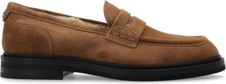 Dolce & Gabbana Schoenen type loafers - Dames - Loafers - Bruin - 40 1/2 EU - Su&egrave;de - Schoenen