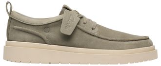 Clarks Mens Polden Moc, Sage Suede, 9.5 UK