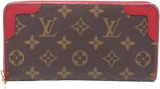 Louis Vuitton Pre-owned Wallets, female, Brown, Size: ONE SIZE Pre-owned Canvas Wallet