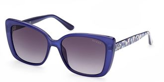 Guess GU7829 90B Womens Sunglasses Blue Size 56