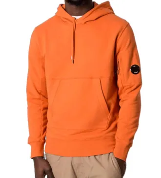 C.P. Company Hooded Sweatshirts In Harvest Pumpkin Orange