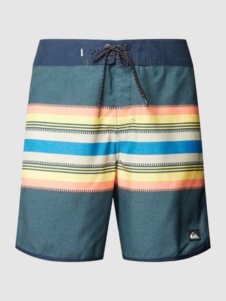 Quiksilver Badehose mit Streifenmuster Modell EVERYDAY SCALLOP in Marine, Gr&ouml;&szlig;e 36