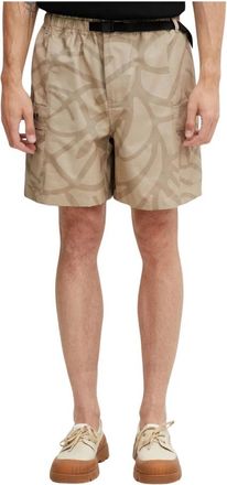 by Parra A Forest Cargo Shorts - Heren - Korte Broeken - Beige - XL - Katoen - Korte Broeken
