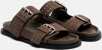 A.Emery Leon suede slides