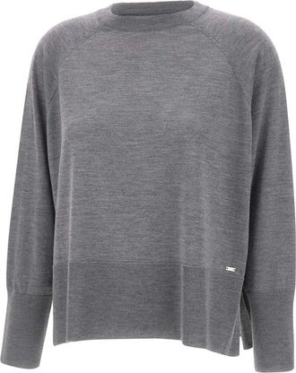 Kaos Kaos, Dames, Truien, Grijs, Maat: XL Wol