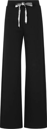 Max Mara Dames, Broeken, Zwart, Maat: XL Katoen
