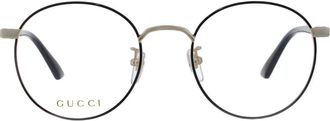Gucci Demo Round Unisex Eyeglasses GG0297OK 003 52