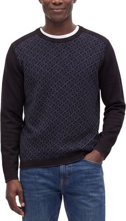 Raffi Jacquard Crewneck Sweater