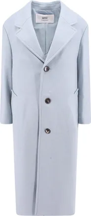 Ami Virgin Wool Coat-Donna