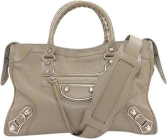 Balenciaga Pre-owned Handbags, female, Gray, Size: ONE SIZE Pre-owned Vintage Handbag