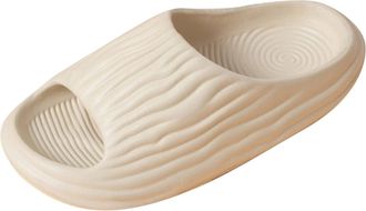 Generic 2026 Mens Slippers Men Pattern Fashion Indoor and Outdoor Flat Soles Thick Comfortable Non Slip (White, 7)