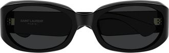 Saint Laurent SL 868 001 Zonnebril - Dames - Zonnebrillen - Zwart - 57 MM - Accessoires
