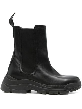 Marc O'Polo leather Chelsea boots - Black