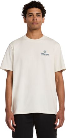 Timberland T-Shirt TIMBERLAND Illustrated Tree Logo Back Graphic, Herren, Gr. XXL, vintage wei&szlig;, Obermaterial: 100% Baumwolle, Shirts T-Shirt, f&uuml;r sportliche Akt