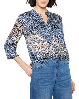 Nic+Zoe Nic+Zoe Monogram Mix Top