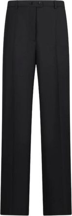 Jil Sander Trouser 162 AW 30 - Dames - Broeken - Zwart - Maat: L Leer