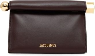 Jacquemus Brown Rond Carre Clutch