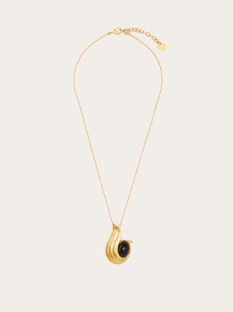 Ferragamo Women Necklace with pendant Black