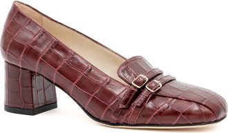 Amalfi By Rangoni Basilico Loafer Pump in Bordeaux Cocco Bengala at Nordstrom, Size 8.5
