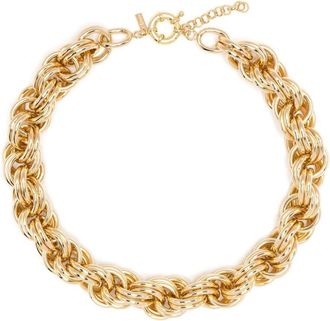 Éliou Éliou - Gold-Plated Bronco Necklace - Womens - Metal