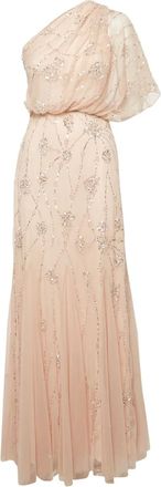 Adrianna Papell sequin-embellished tulle dress - Pink