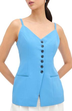 Aligne Manhattan Sleeveless Top in Blue at Nordstrom, Size 10