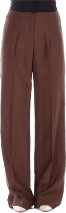 Blugirl Broeken, Dames, Bruin, S, Wijde broek