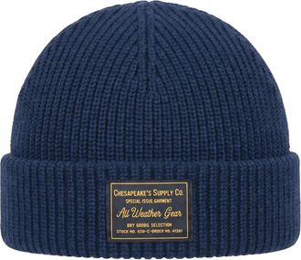 CHESAPEAKE'S Mechanics Wool Hat Merinos - unisex - Accessoires - Blauw - Maat: ONE Size Wol