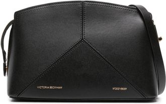 Victoria Beckham Victoria panelled crossbody bag - women - Calf Leather - One Size - Black