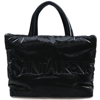 Saint Laurent Black Nylon Tote Bag (Pre-Owned)