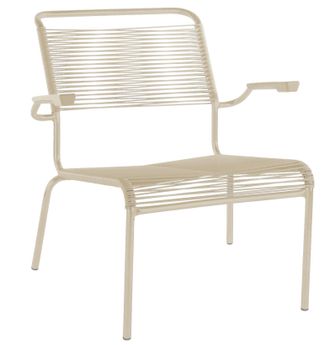 Schubiger M&ouml;bel Spaghetti-Lounger S&auml;ntis mit Armlehnen