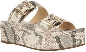 Guess Platform Slide Sandal in Taupe at Nordstrom Rack, Size 10