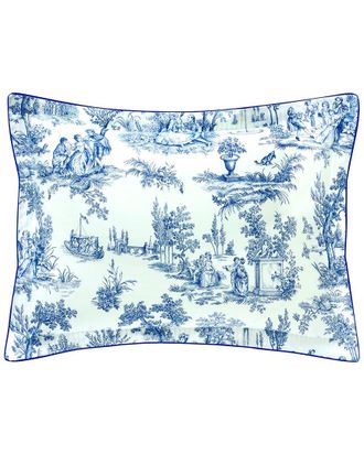 Anne de Sol&egrave;ne Anne De Sol&egrave;ne Organic Cotton Percale 200 Thread Count Galante Boudoir Sham