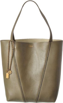 Chlo&eacute; Spin Leather Tote
