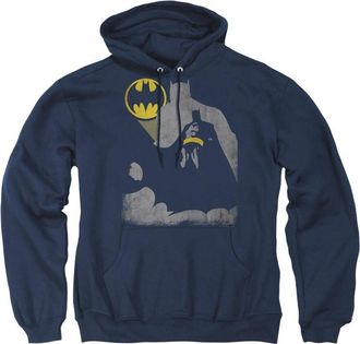 Gildan Batman Bat Knockout Adult Pull Over Hoodie / Hooded Sweatshirt