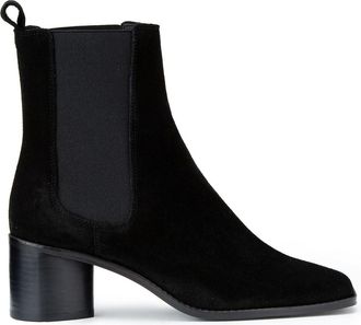 Jonak Bottines in su&egrave;deleer Bergamote