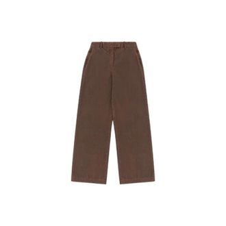 Circolo 1901 Pantalone Wide Leg - - Trousers - Donna - Marrone - M