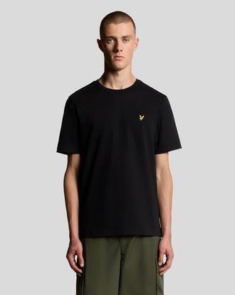 Lyle & Scott Crew Neck Short Sleeve T-Shirt in Jet Black at Nordstrom, Size Xx-Large