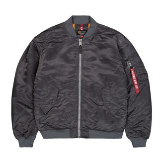 Alpha Industries Vintage Grey Ma-1 CS Jas - Heren - Bomber jackets - Grijs - L - Jassen