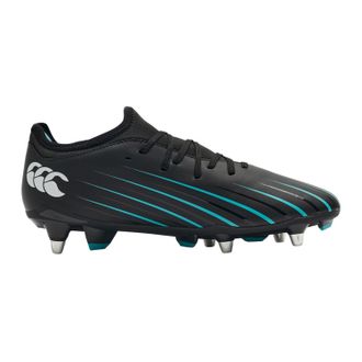 Canterbury Of New Zealand Unisex Volwassen Speed Falcon 2.0 Team Soft Ground Rugby Schoenen (Zwart/Groen)