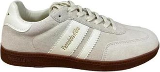 Pantofola D'oro Bomber Sneaker - Heren - Sneakers - Beige - 46 EU - Leer - Schoenen