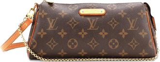 Louis Vuitton Eva Handbag Monogram Canvas clutch bag - Bruin