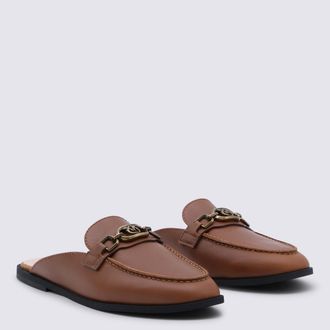 Pinko Womens Flat Shoes Nut _cover Le Sole El