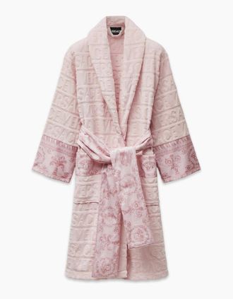 Versace Mens BATHROBE I HEARTBAROQUE - Pink - Size: XL